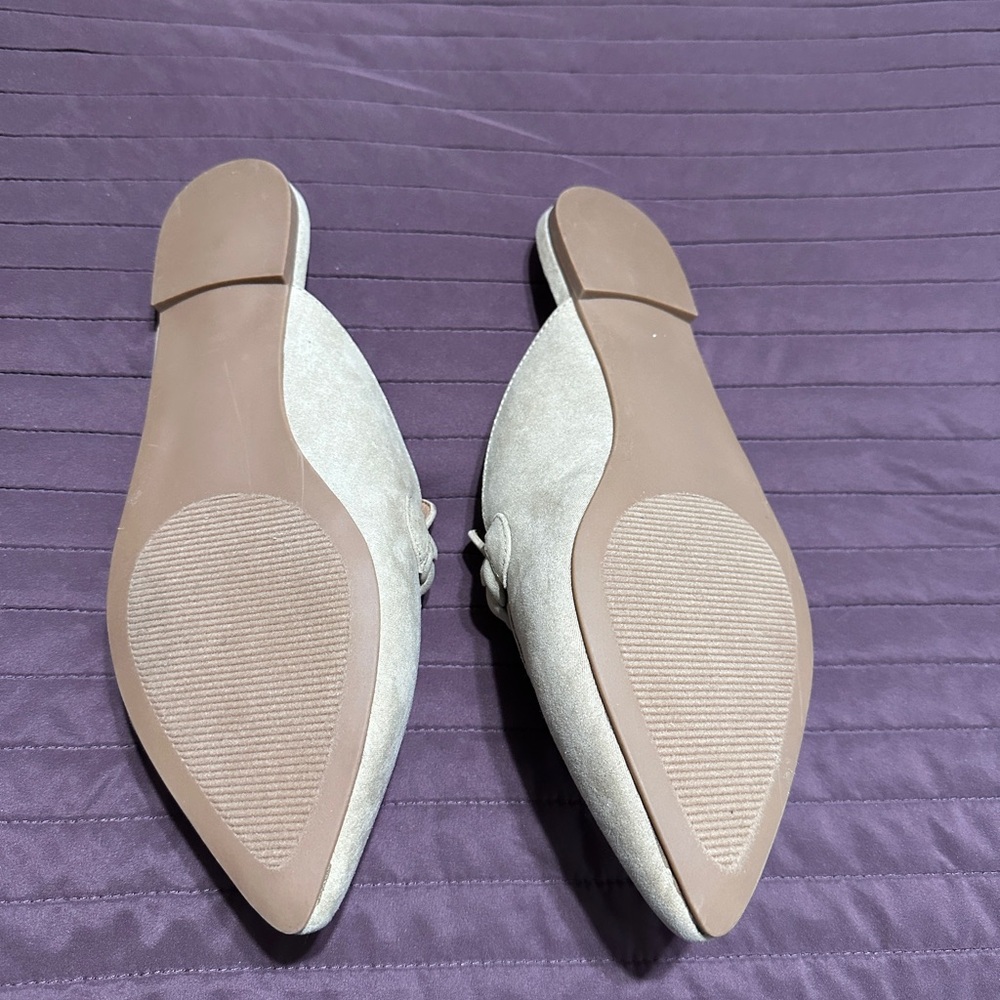 Madden Girl Cream Textured Slip-On Shoes - Picture 3 of 4